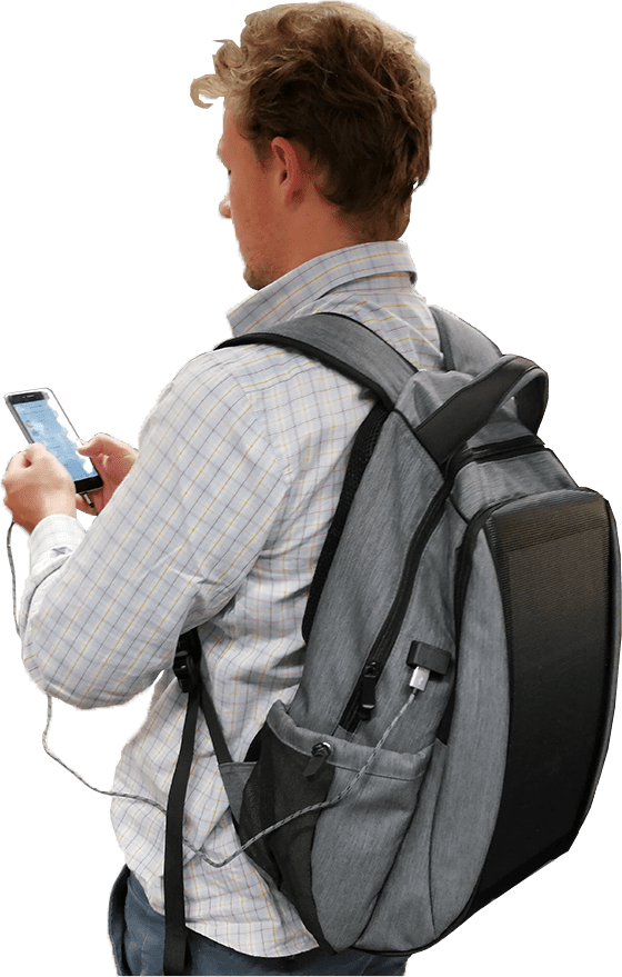 Zenith URBAN Solar Backpack inkl. 8Watt Panels